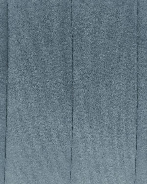 Tuoli vaaleansininen 46 x 75 x 44 cm sametti rauta käsinojat 2 kpl jalkatapit moderni