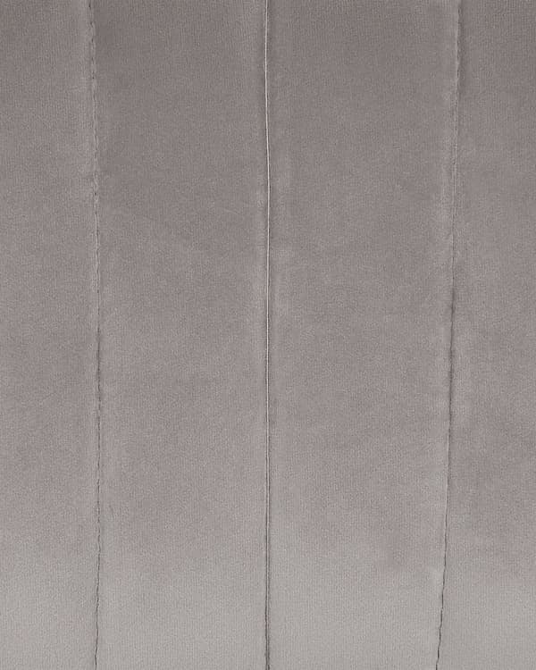 Tuoli harmaa 46 x 75 x 44 cm sametti rauta käsinojat 2 kpl jalkatapit moderni