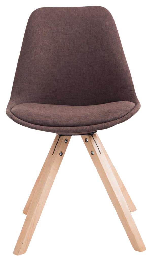 CLP 4 vierastuolin sarja Toulouse Fabric Square -kankainen neliö