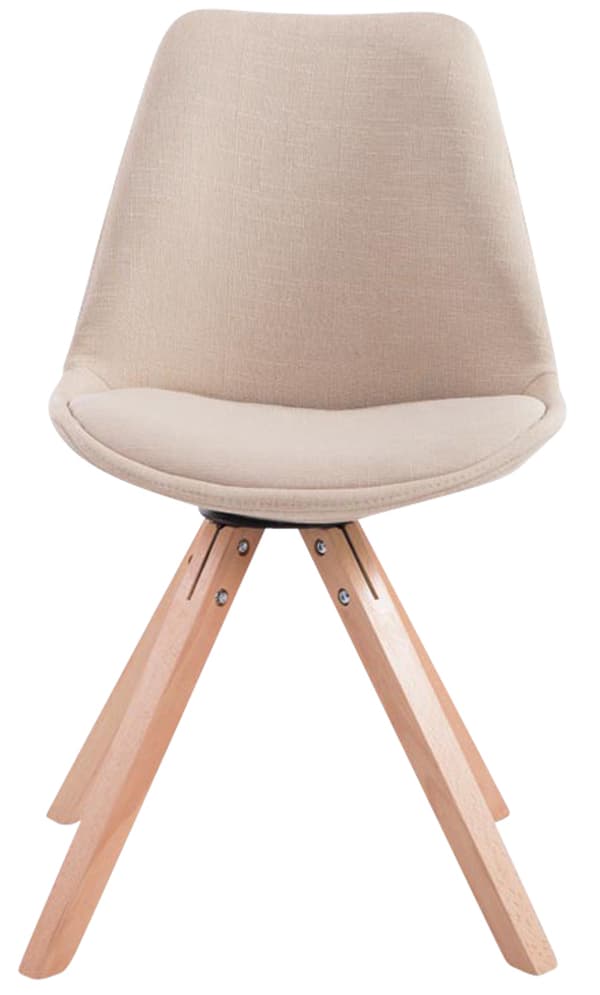 CLP Set med 4 stolar för besökare Toulouse Fabric Square