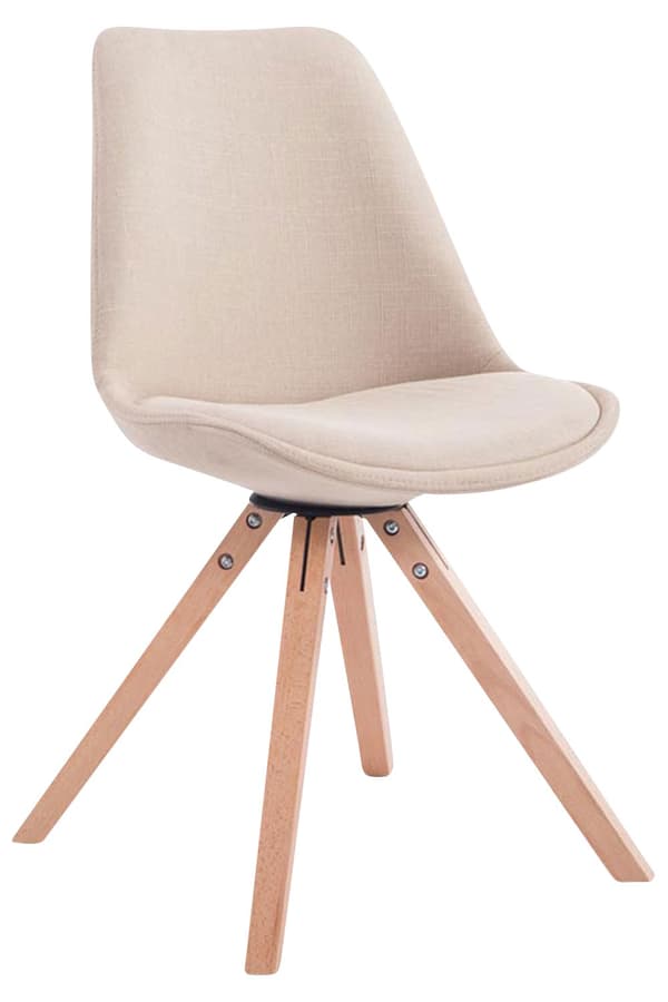 CLP Set med 4 stolar för besökare Toulouse Fabric Square