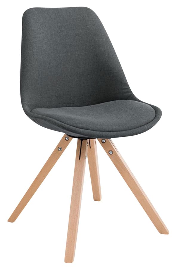 CLP Set med 4 stolar för besökare Toulouse Fabric Square