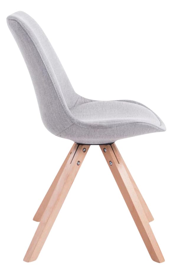 CLP Set med 4 stolar för besökare Toulouse Fabric Square