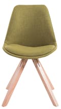 Pikkukuva 3 / 5: CLP 4 vierastuolin sarja Toulouse Fabric Square -kankainen neliö