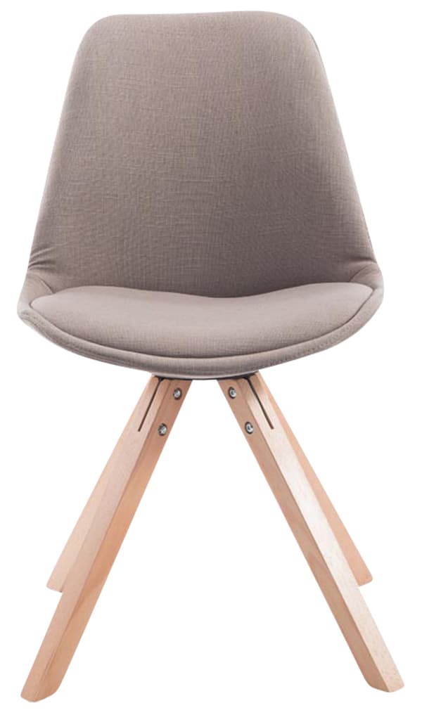 CLP 4 vierastuolin sarja Toulouse Fabric Square -kankainen neliö
