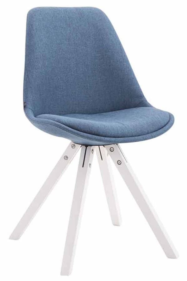 CLP Set med 4 stolar för besökare Toulouse Fabric Square