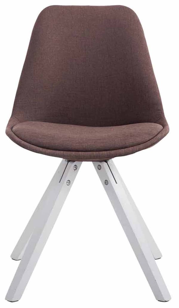 CLP 4 vierastuolin sarja Toulouse Fabric Square -kankainen neliö