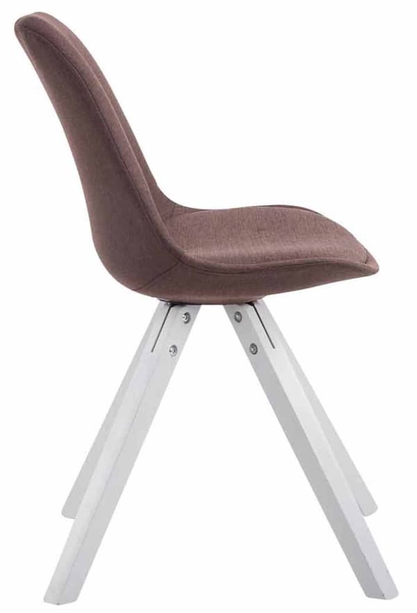 CLP 4 vierastuolin sarja Toulouse Fabric Square -kankainen neliö