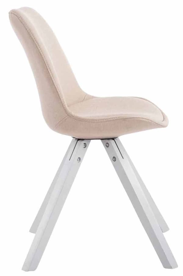 CLP Set med 4 stolar för besökare Toulouse Fabric Square