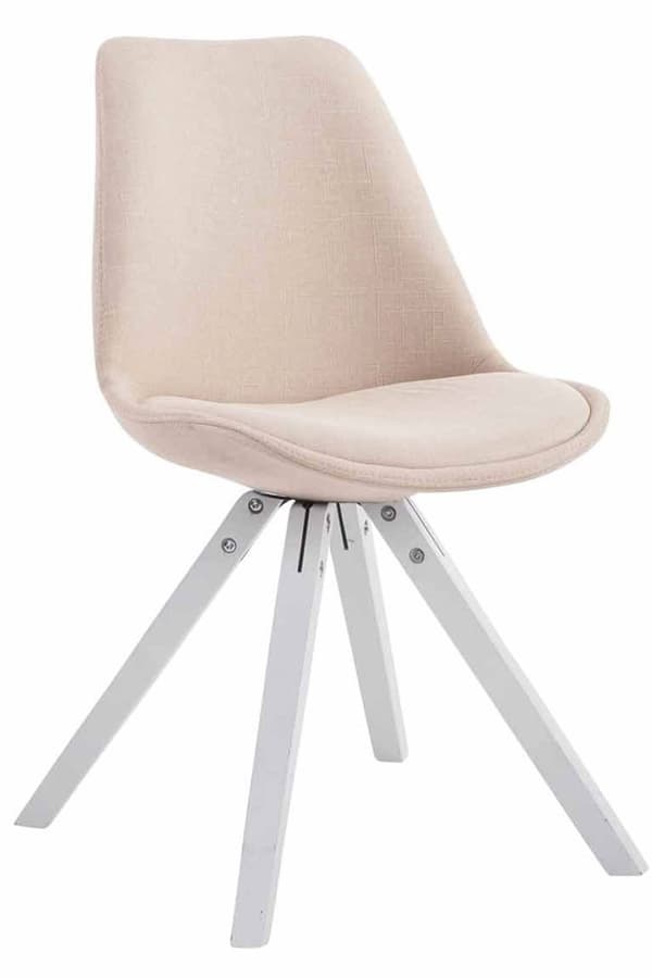 CLP Set med 4 stolar för besökare Toulouse Fabric Square