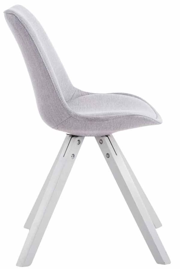 CLP Set med 4 stolar för besökare Toulouse Fabric Square