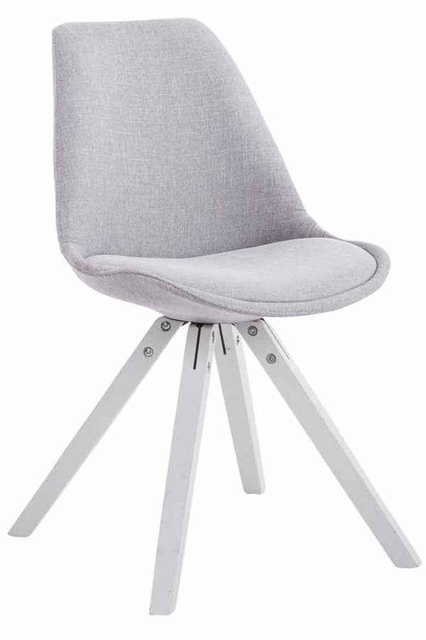 CLP Set med 4 stolar för besökare Toulouse Fabric Square