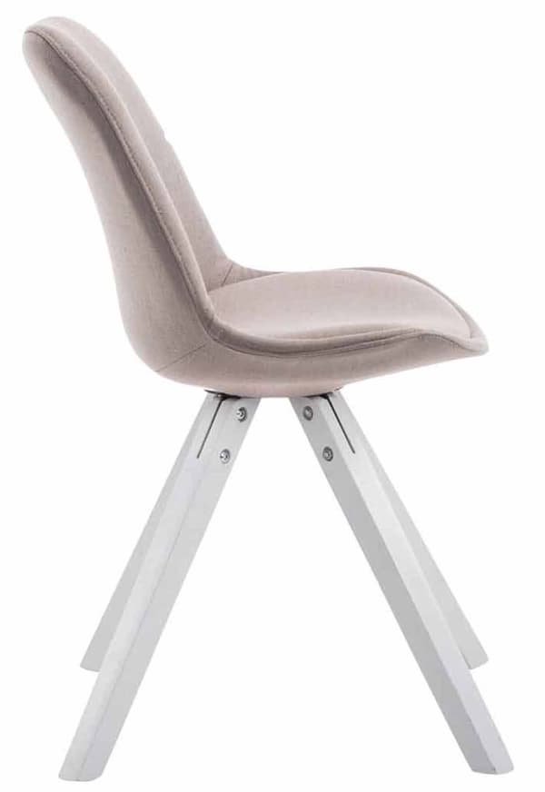 CLP Set med 4 stolar för besökare Toulouse Fabric Square