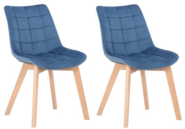 CLP 2st matstolar Passaic Velvet