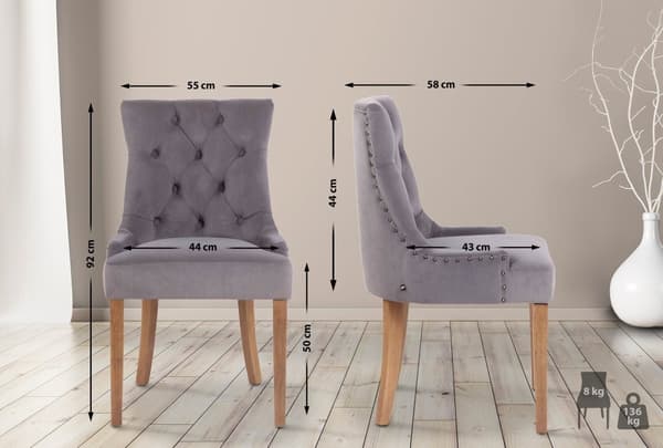 CLP Spisebordsstol Aberdeen Velvet