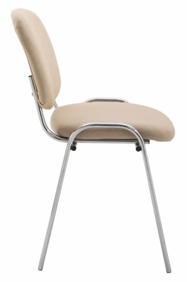 CLP Set med 4 stolar Ken Chrome Fabric