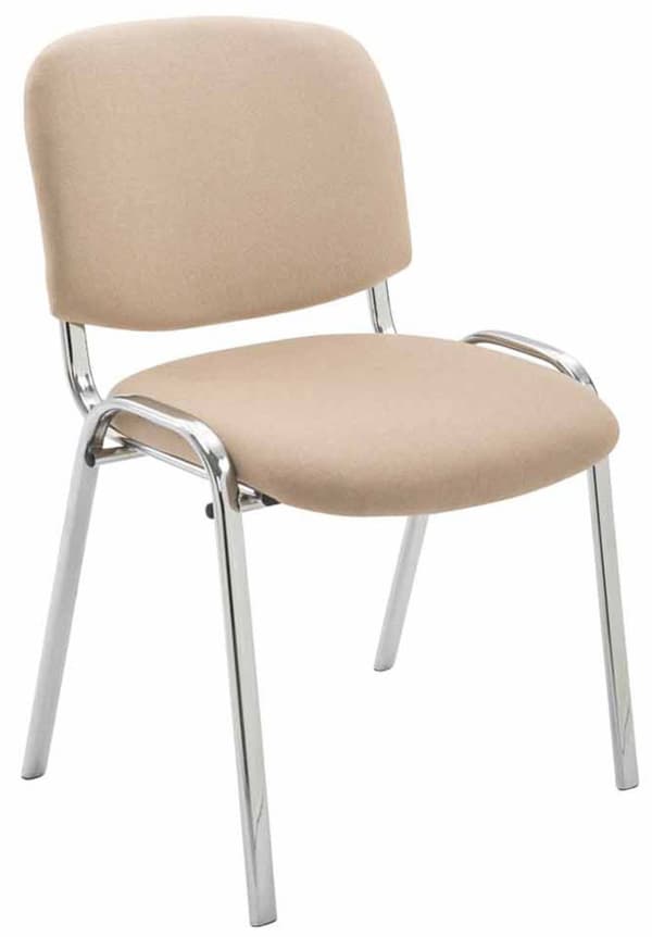 CLP Set med 4 stolar Ken Chrome Fabric