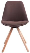 Miniatyrbild 4 av 6: CLP Set med 4 stolar för besökare Toulouse Fabric Round
