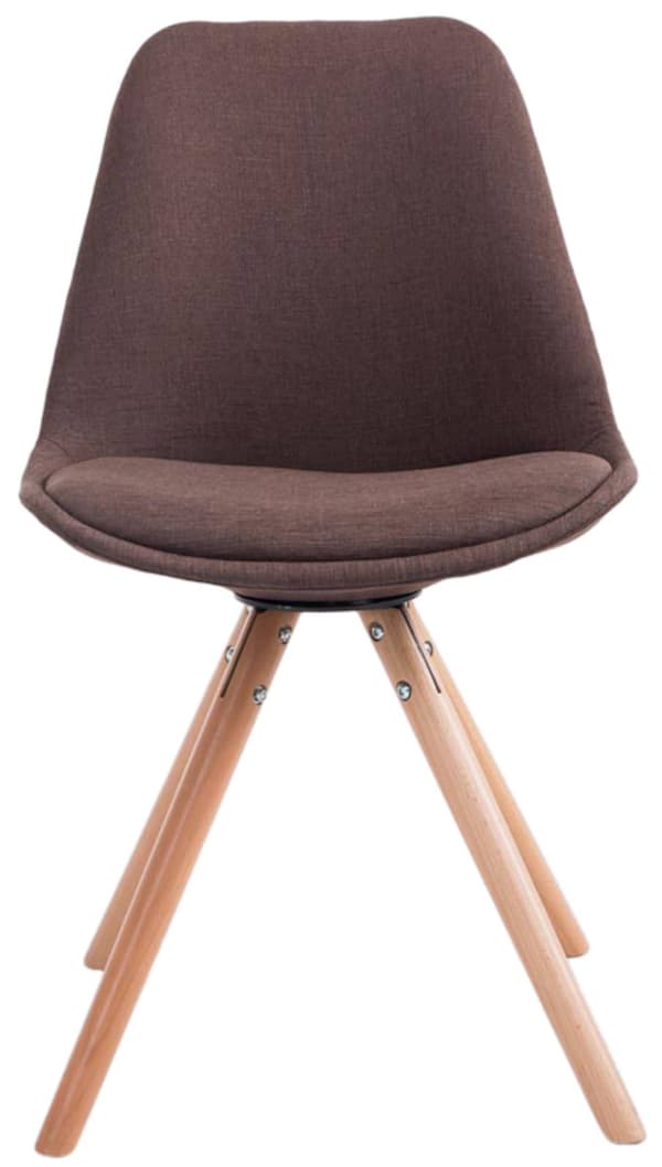 CLP Set med 4 stolar för besökare Toulouse Fabric Round