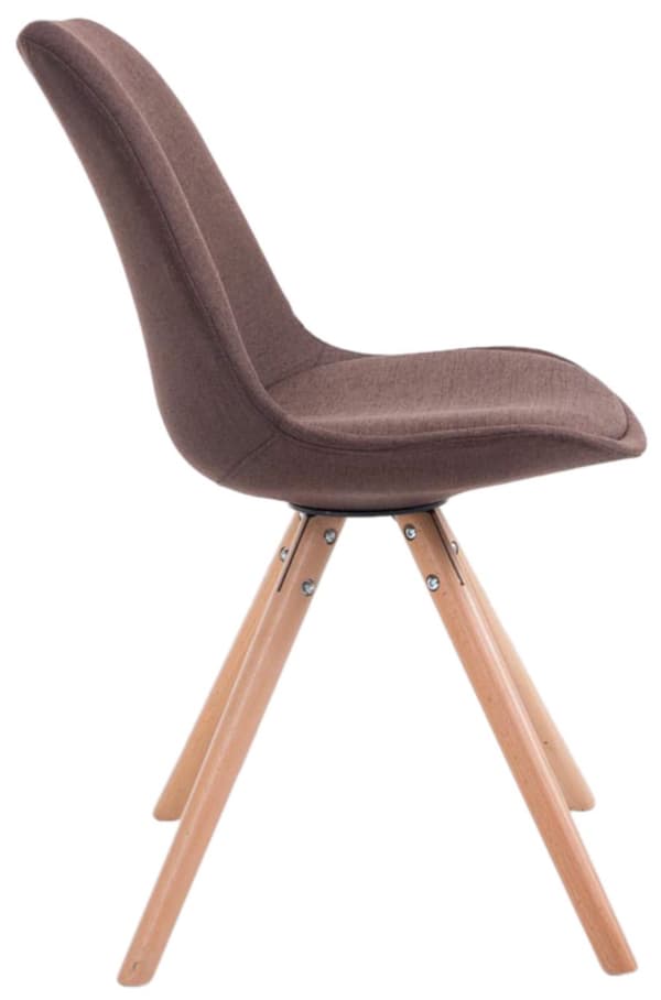 CLP Set med 4 stolar för besökare Toulouse Fabric Round