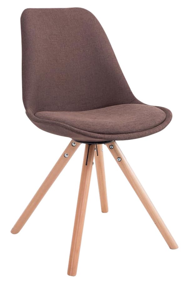 CLP Set med 4 stolar för besökare Toulouse Fabric Round
