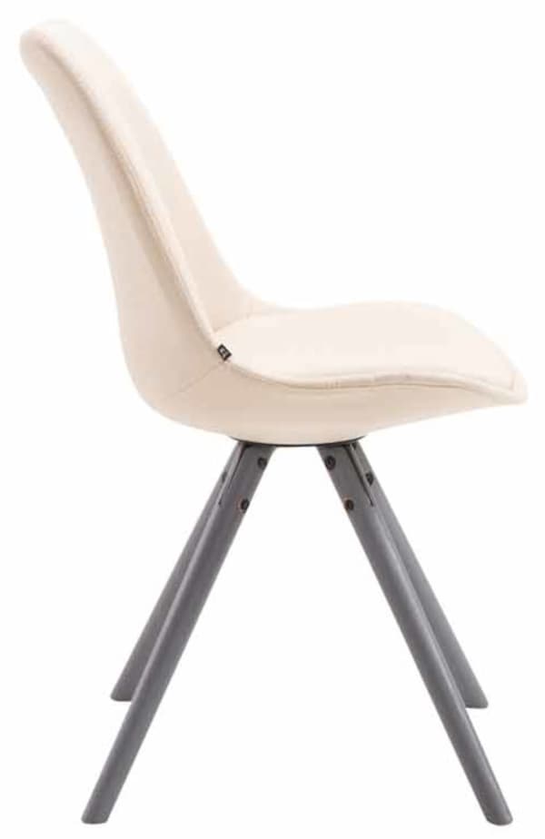 CLP Set med 4 stolar för besökare Toulouse Fabric Round