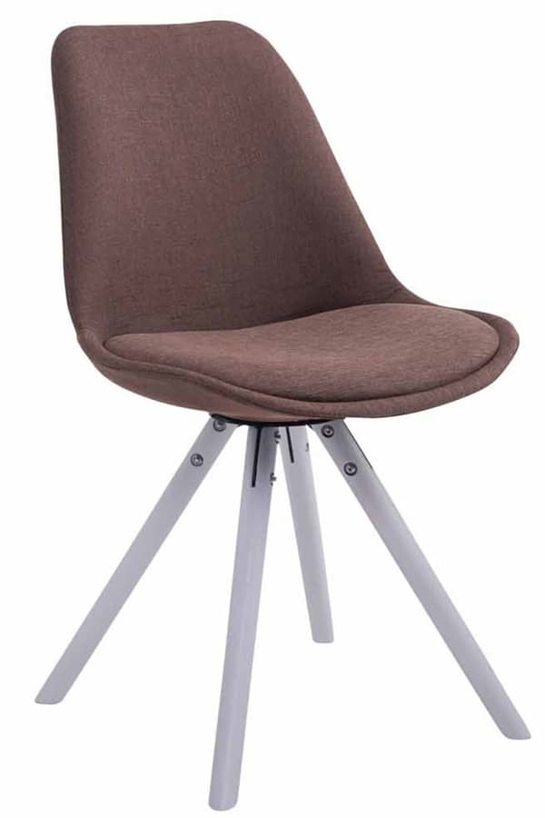 CLP Set med 4 stolar för besökare Toulouse Fabric Round
