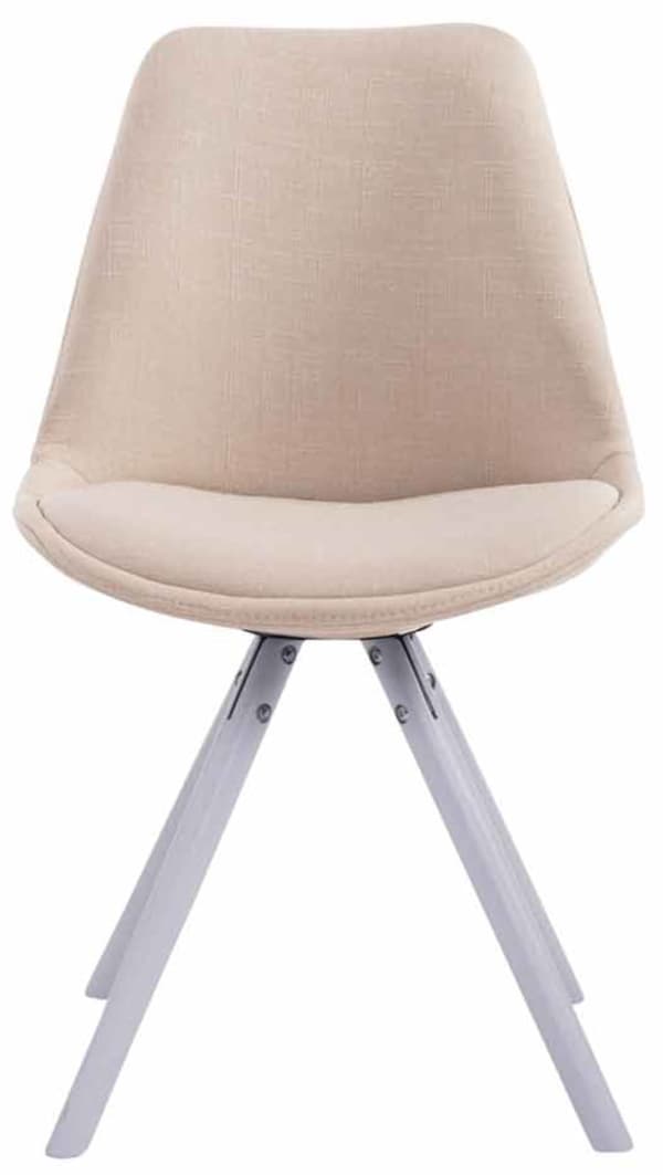 CLP Set med 4 stolar för besökare Toulouse Fabric Round