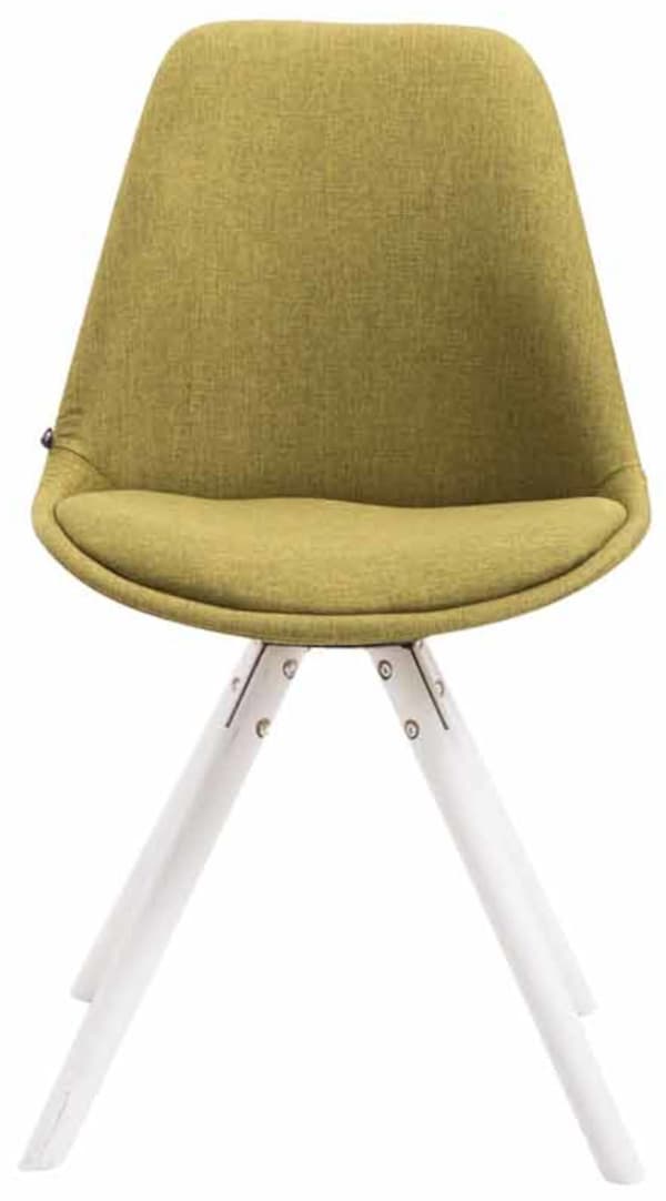 CLP Sæt med 4 besøgsstole Toulouse Fabric Round