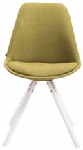 Miniatyrbillede 6 af 8: CLP Sæt med 4 besøgsstole Toulouse Fabric Round