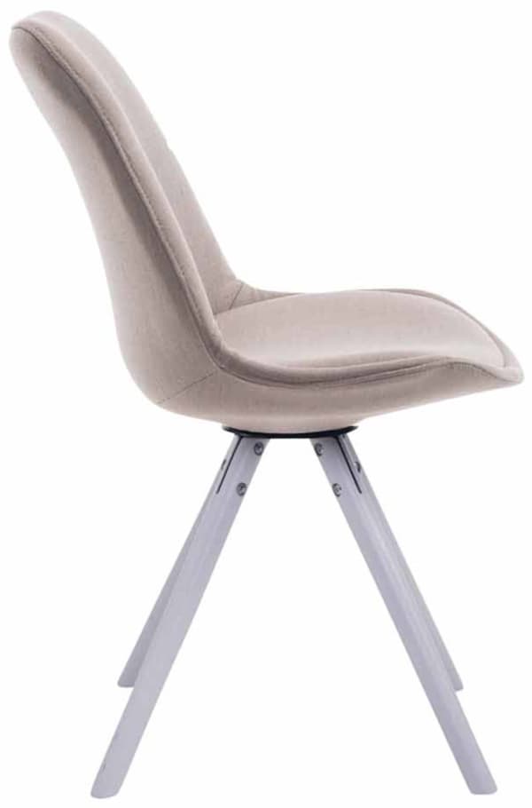 CLP Set med 4 stolar för besökare Toulouse Fabric Round