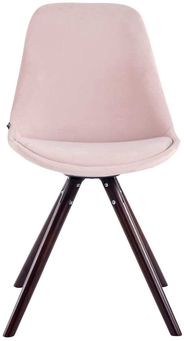 CLP Sæt med 4 stole Toulouse Velvet Round