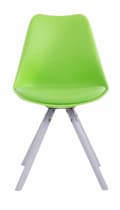 Miniatyrbild 2 av 3: CLP Uppsättning av 4 stolar Toulouse Faux Leather Round