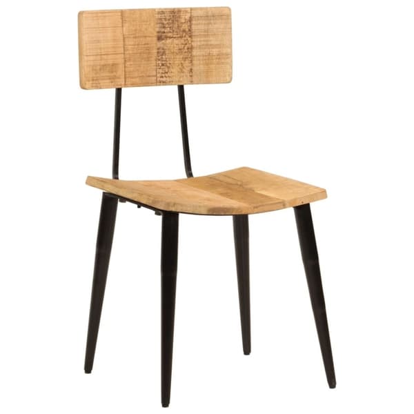 vidaXL Ruokatuolit 2 kpl 44x40x80 cm täysi mangopuu