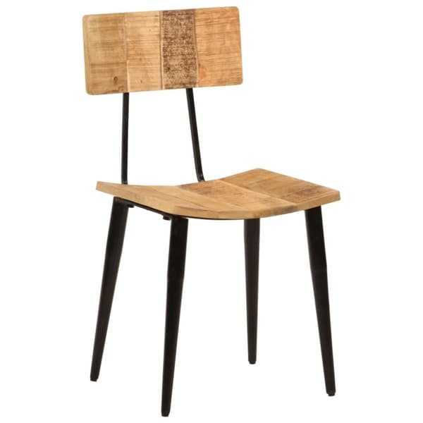vidaXL Ruokatuolit 2 kpl 44x40x80 cm täysi mangopuu