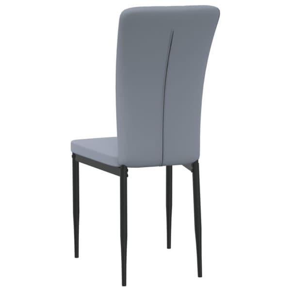 vidaXL spisebordsstole 4 stk. velour lysegrå