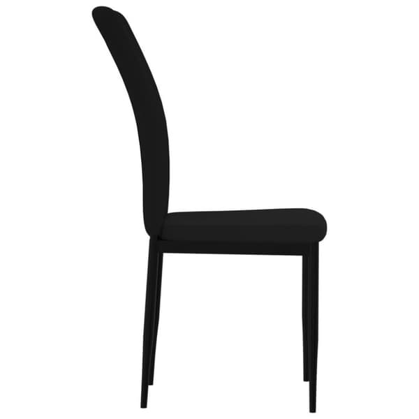 vidaXL spisebordsstole 4 stk. velour sort