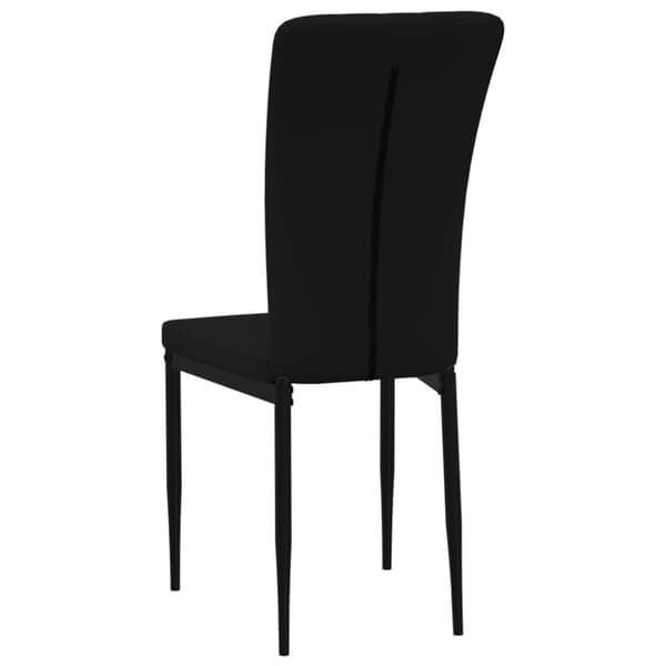 vidaXL spisebordsstole 4 stk. velour sort