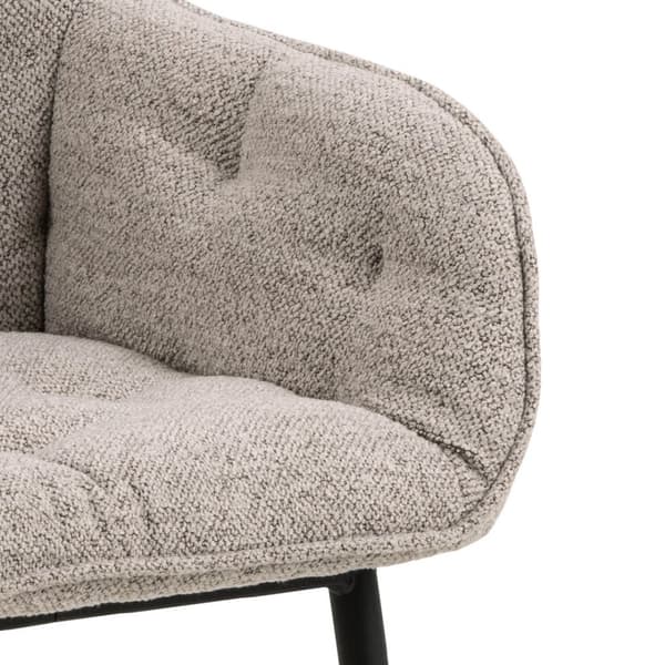 2 x Brooke spisestuestoler med armlener beige.