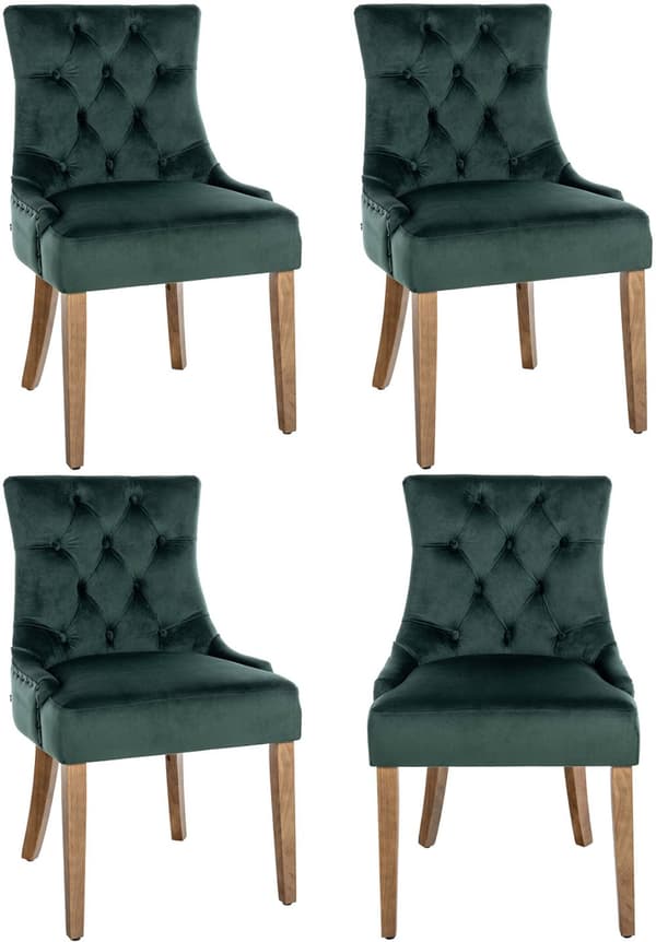 CLP 4 ruokapöydän tuolin sarja Aberdeen Velvet