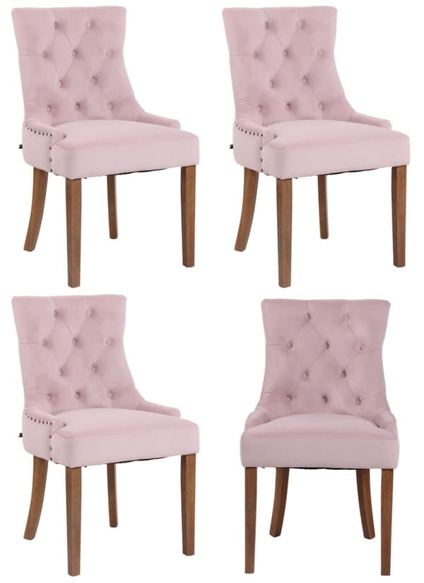 CLP 4 ruokapöydän tuolin sarja Aberdeen Velvet
