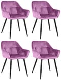 Miniatyrbild 1 av 6: CLP Set med 4 matstolar Emia