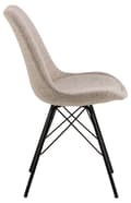 Miniatyrbilde 3 av 5: 2 x Eris spisestuestoler beige.