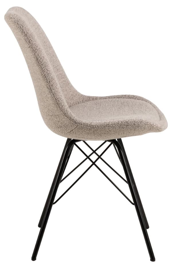 2 x Eris spisestuestoler beige.