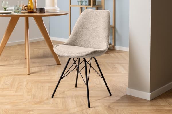 2 x  Eris spisestuestol beige.
