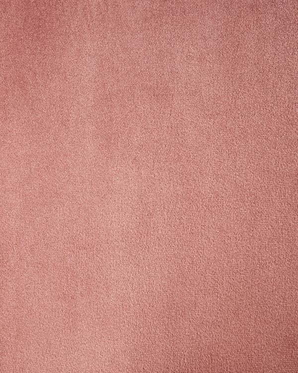 Sæt med 2 Spisebordsstole Lyserød Velour Polstring Sort Ben Retro Glamourøs Stil