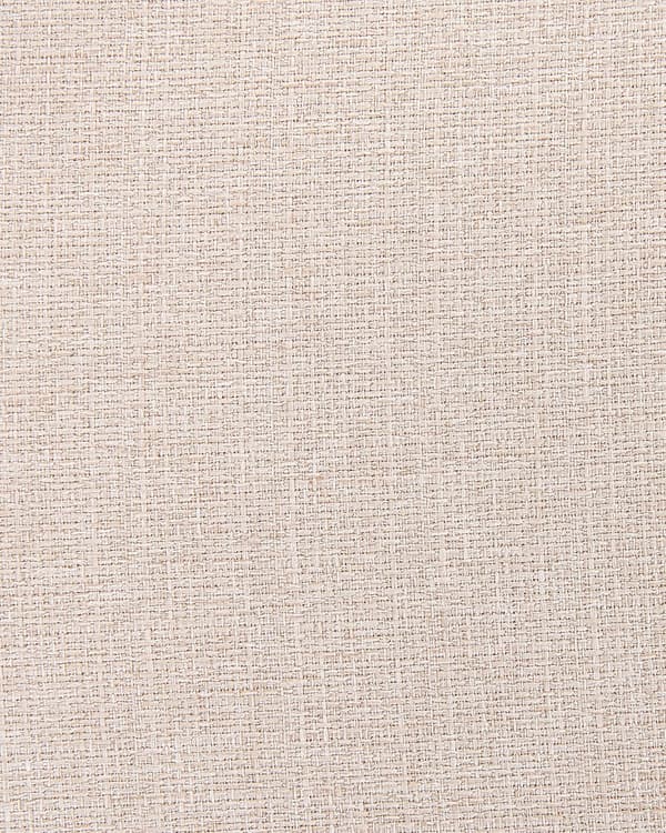 Sæt med 2 Spisestuestole Lyst Træ Lys Beige Sæde i Polyesterstof Armløst Skandinavisk Retrodesign