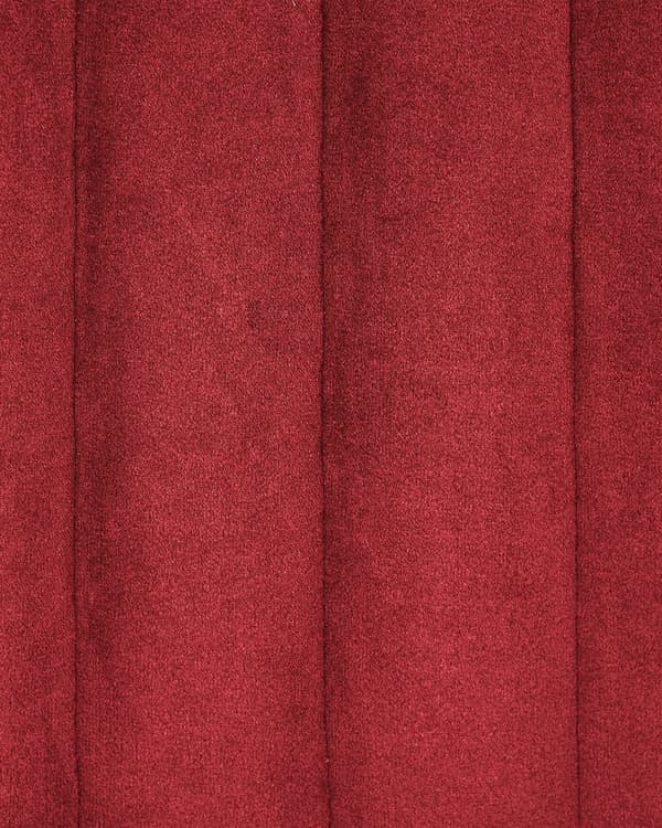 Spisebordsstol Rød Velour Sæt af 2 Polstrede Velourstole til Spisestue Spisestuestol til Indendørs Spisestol med Stålben Indretning