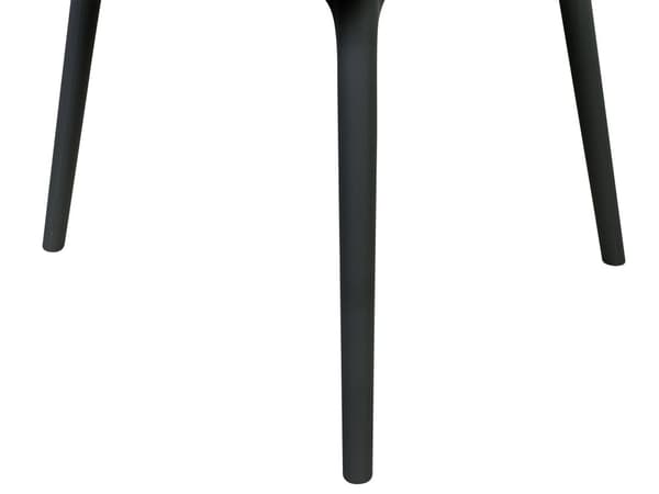 Tuoli musta 54 x 84 x 50 cm polypropeeni 2 kpl koristeltu selkänoja minimalistinen moderni