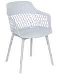 Pikkukuva 4 / 9: Tuoli vaaleanharmaa 54 x 84 x 50 cm polypropeeni 2 kpl koristeltu selkänoja minimalistinen moderni